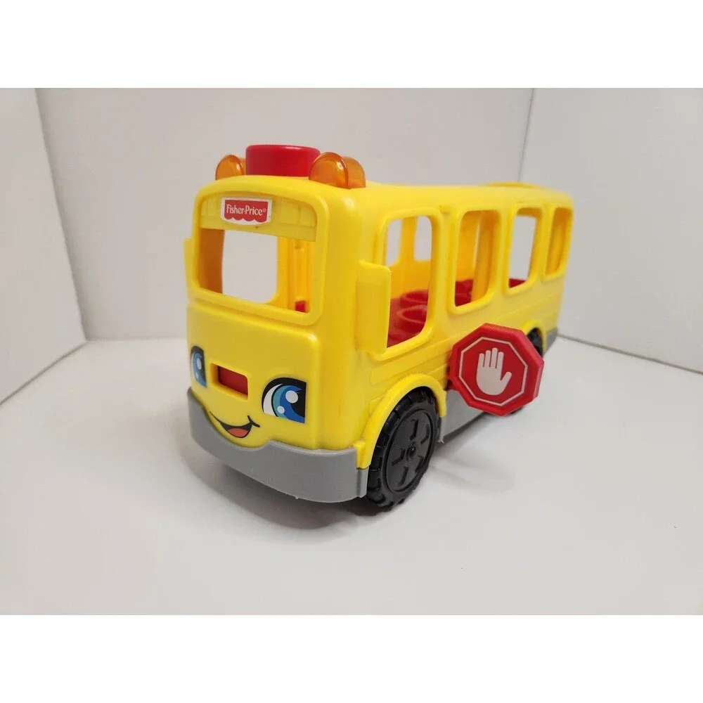Fisher Price Little People Sit With Me School Bus Lights Sounds Tested‎ Works